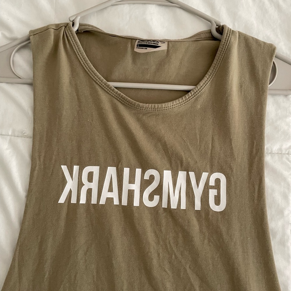 Gymshark mirror tank top.